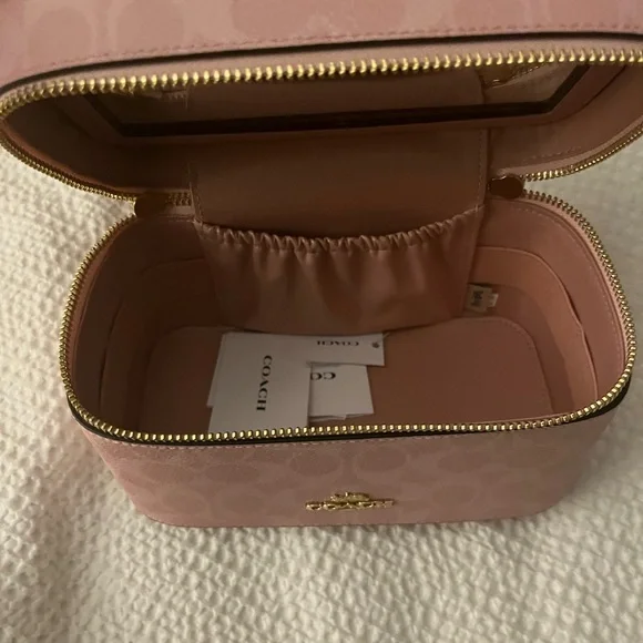 Coach Light Pink Cosmetic Bag - Picture 3 of 4